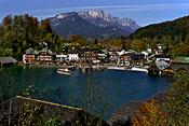 Touristenmagnet K�nigssee mit Blick zum Untersberg